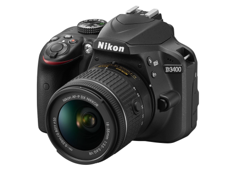 Nikon D3400 + 18-55 mm AF-P VR + 55-200 mm VR II